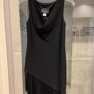 S. L. Fashions black sleeveless dress - Size 4P
